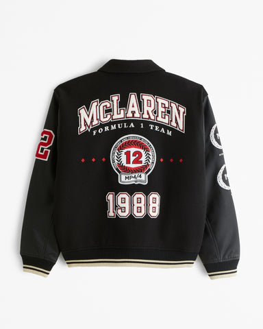 McLaren Varsity Bomber Jacket – Racing Team Style - jnjjackets
