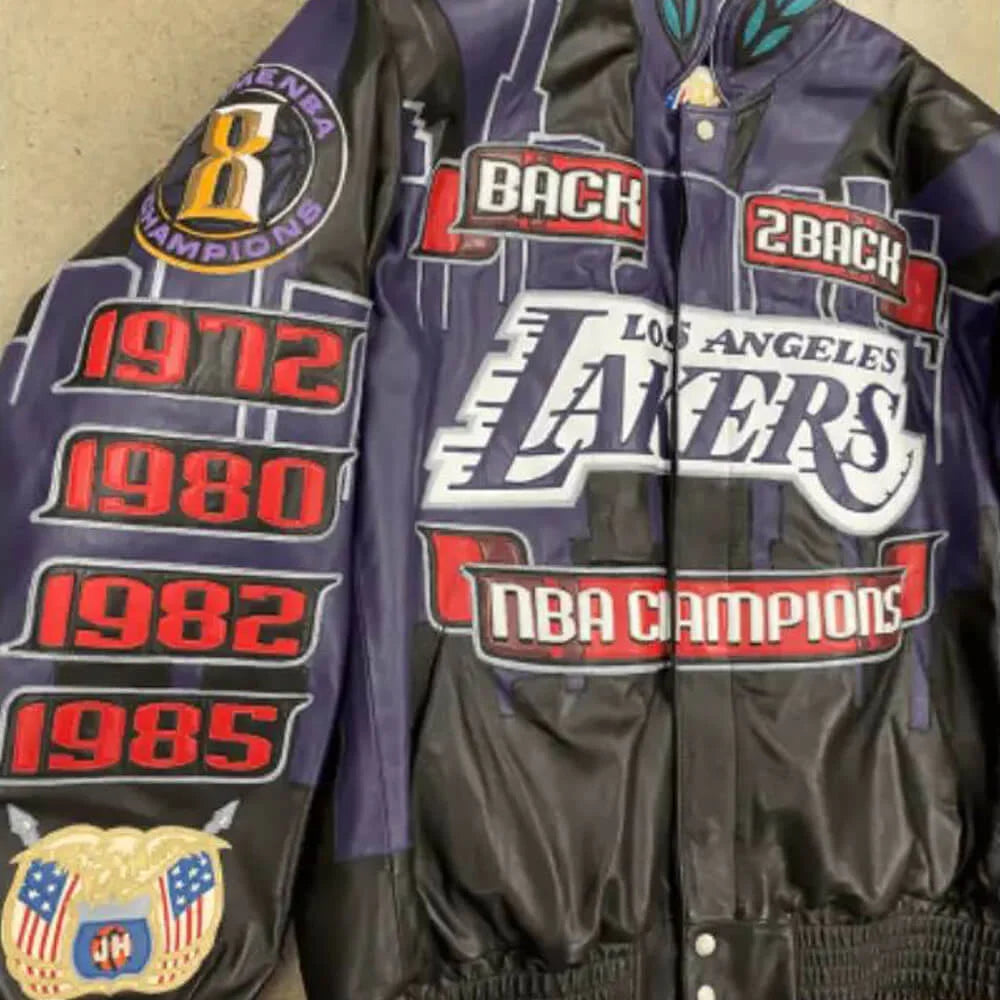 Kobe Bryant Championship  Hamilton  Leather Jacket