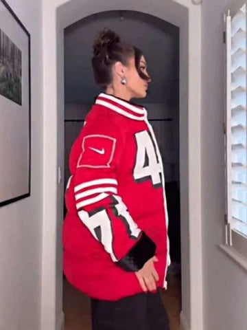 Kristin Juszczyk 49ers Puffer Jacket - jnjjackets