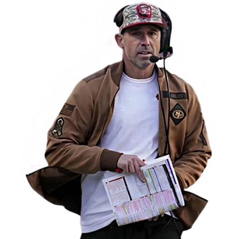 Kyle Shanahan 49ers Salute To Service Jacket - JnJ Jackets