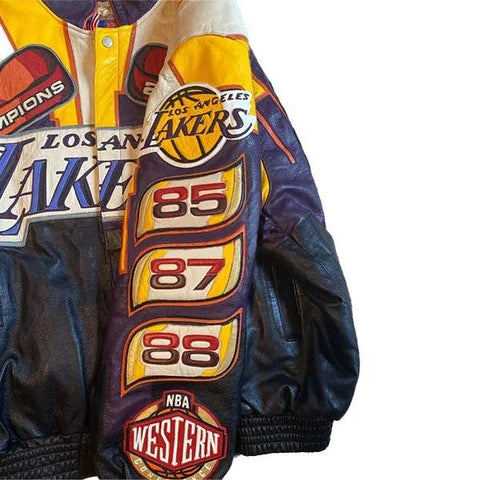 Lakers Championship Leather Jacket - JnJ Jackets