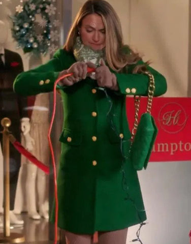 The Heiress Of Christmas Loryn Green Coat - JnJ Jackets