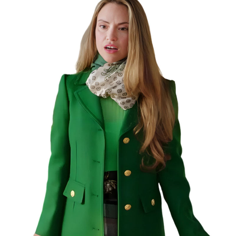 The Heiress Of Christmas Loryn Green Coat - JnJ Jackets