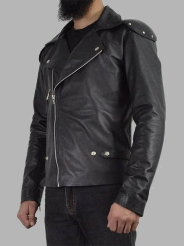 Mel Gibson Mad Max 1979 Black Leather Jacket - JnJ Jackets