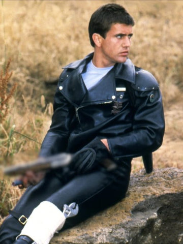 Mel Gibson Mad Max 1979 Black Leather Jacket - JnJ Jackets