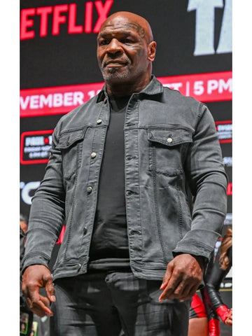 Mike Tyson Grey Denim Jacket