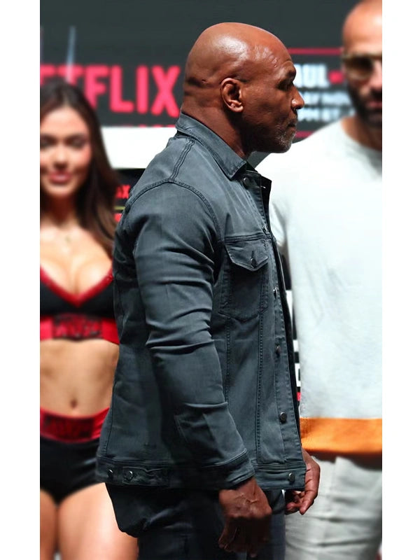 Mike Tyson Grey Denim Jacket