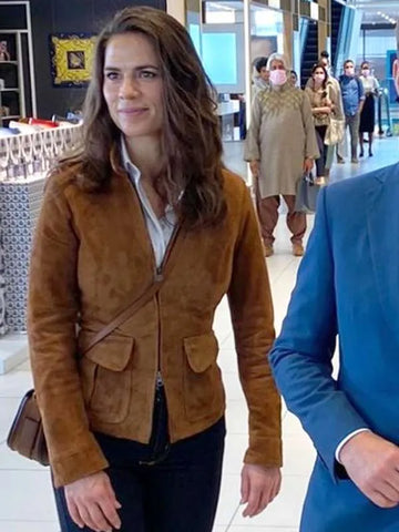Hayley Atwell Mission Impossible 7 Brown Jacket - jnjjackets
