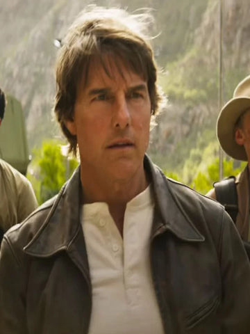 Tom Cruise Mission Impossible The Final Reckoning Leather Jacket