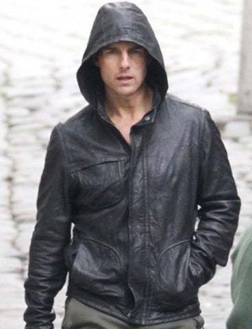 Mission Impossible Ghost Protocol Black Leather Jacket - jnjjackets