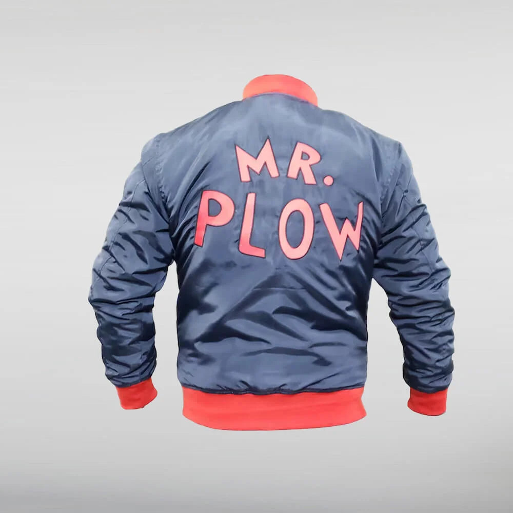 Simpsons Mr Plow Varsity Jacket