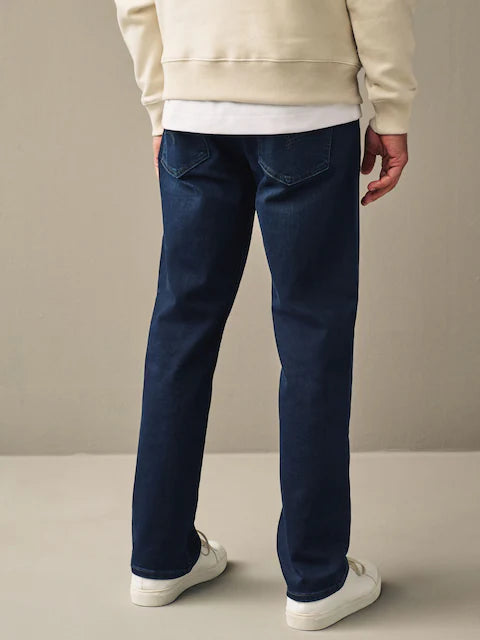 Straight Fit Vintage Wash Denim Pant – Classic Cut, Washed to Perfection - jnjjackets
