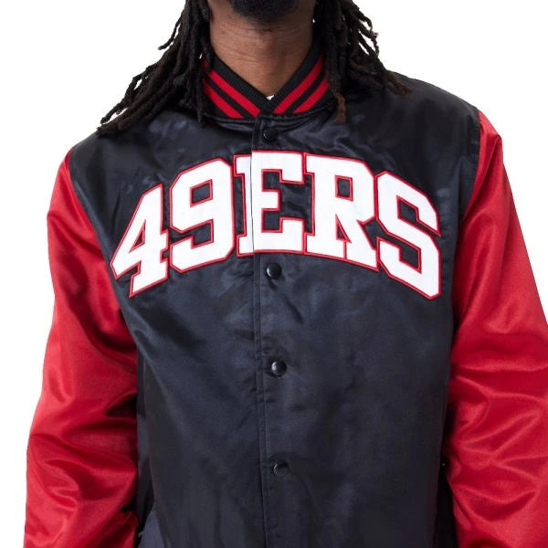 San Francisco 49ers Satin Jacket - jnjjackets