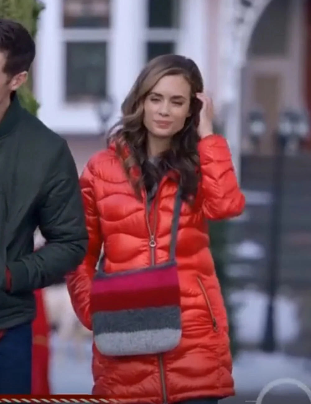 The Christmas Promise Torrey Devitto Puffer Coat - JnJ Jackets