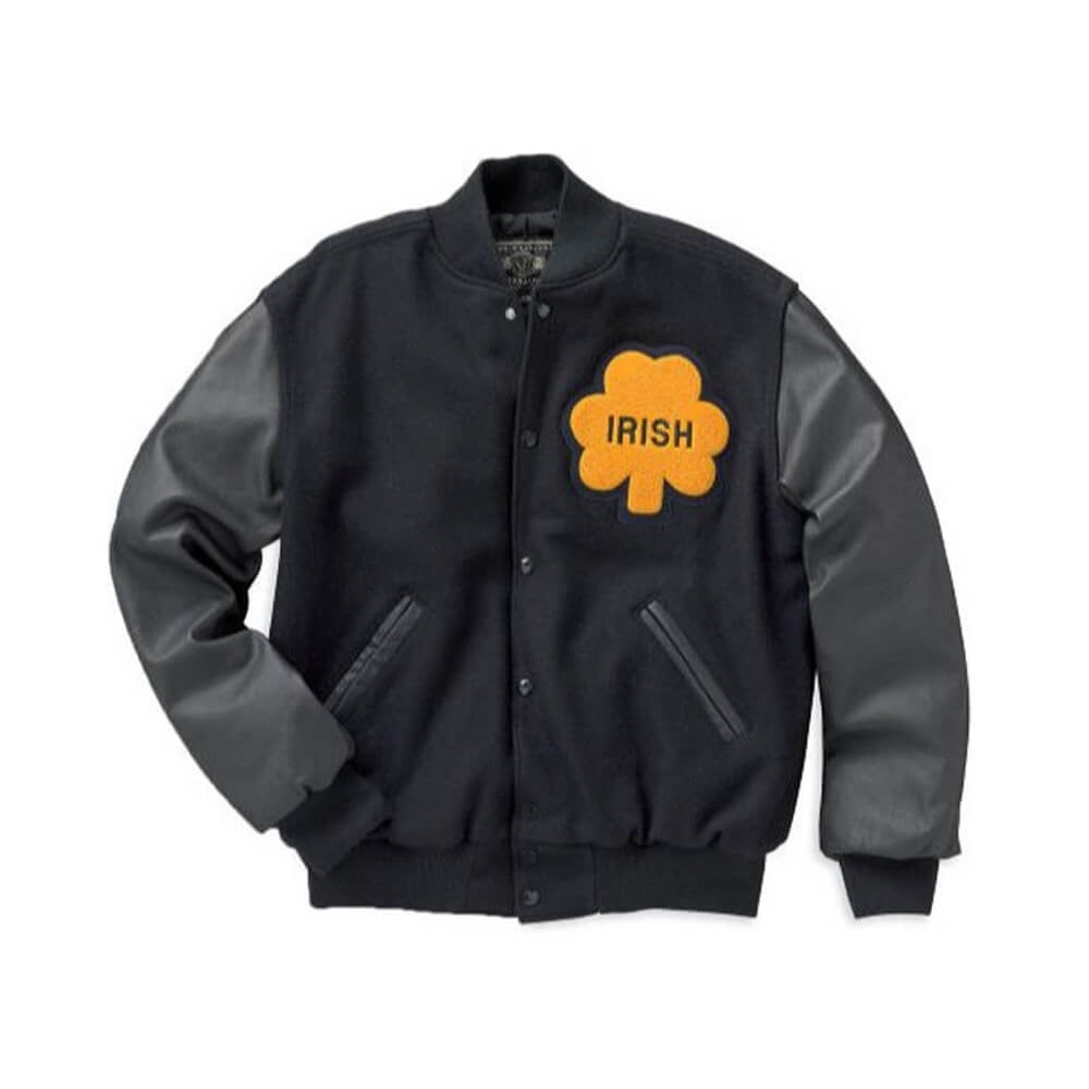 Rudy Irish Notre Dame Bomber Jacket - JnJ Jackets