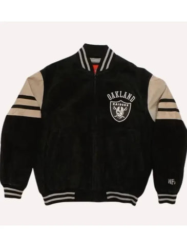 Oakland Raiders Suede Jacket - JnJ Jackets