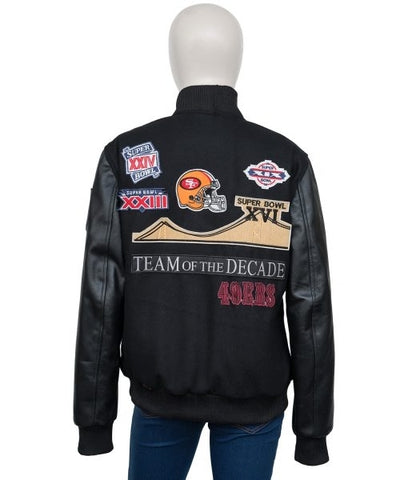 Olivia Culpo San Francisco 49ers Bomber Jacket - JnJ Jackets