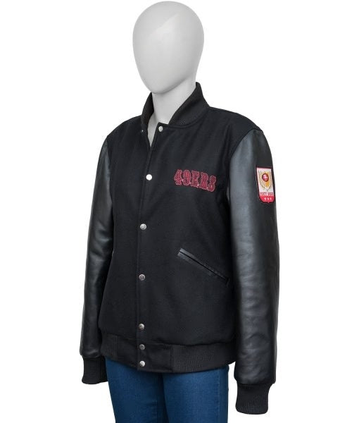 Olivia Culpo San Francisco 49ers Bomber Jacket - JnJ Jackets