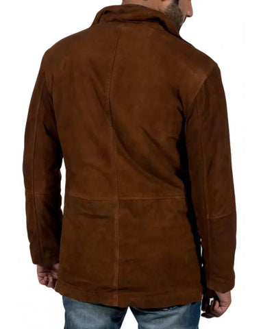 Robert Taylor Longmire Leather Trench Coat In Stock - JnJ Jackets