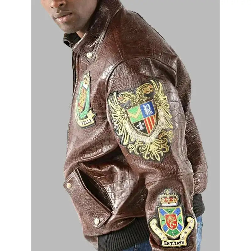 Black & Brown Pelle Pelle 1978 Leather Jacket