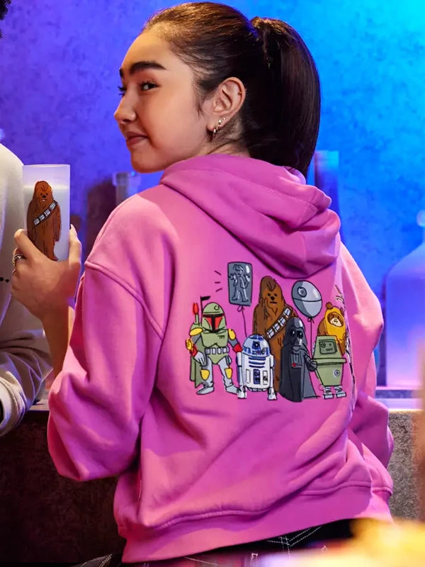 Pink Star Wars Hoodie - JnJ Jackets