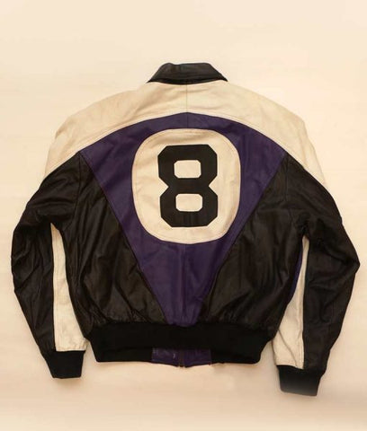 Michael Hoban 8 Ball Purple Jacket - JnJ Jackets