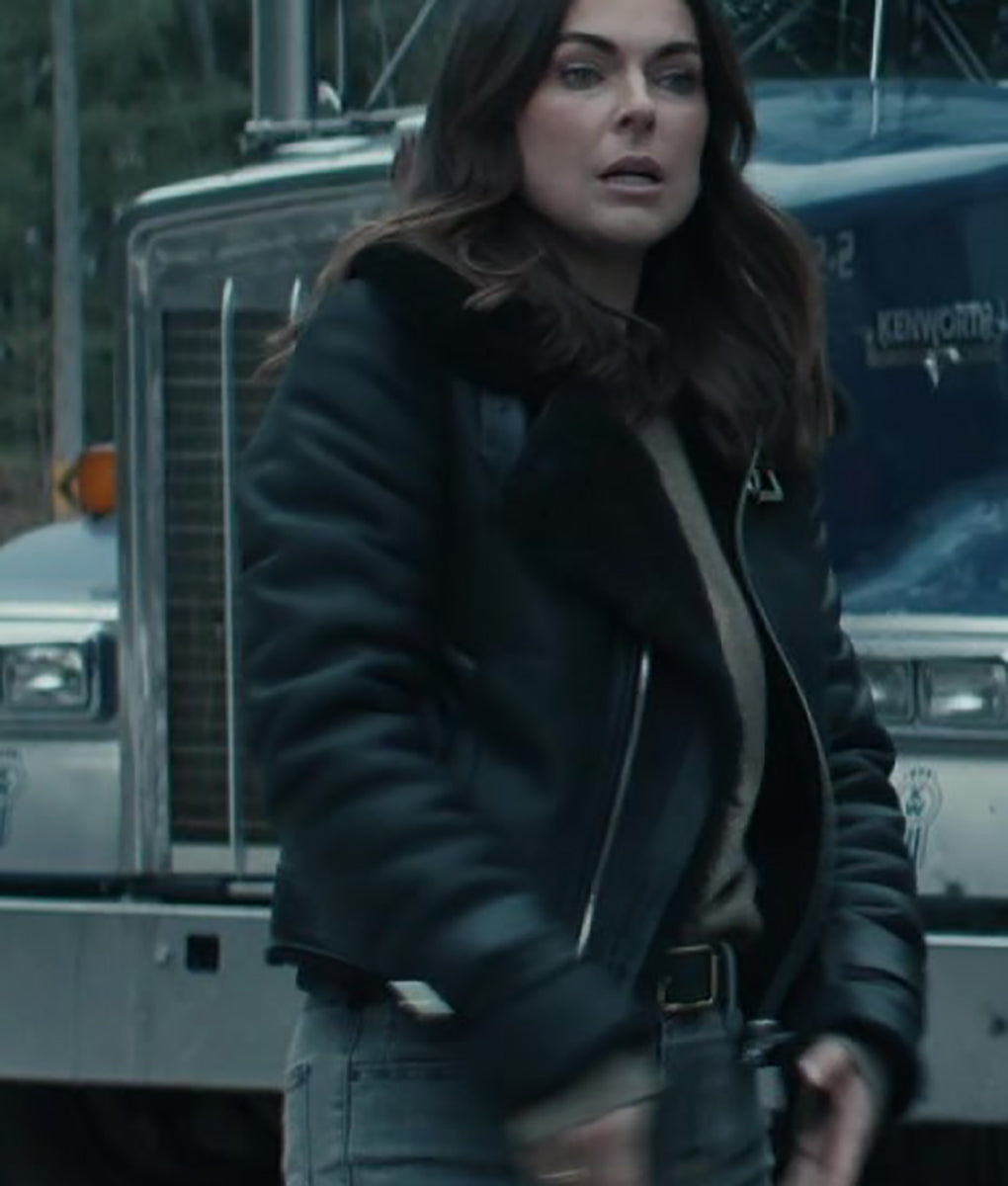 Reacher S02 Karla Dixon Aviator Jacket