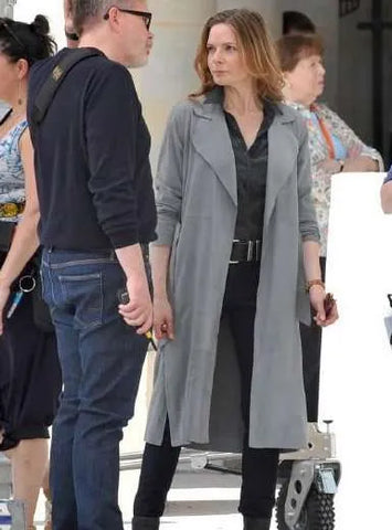 Rebecca Ferguson Mission Impossible 6 Gray Trench Coat - jnjjackets