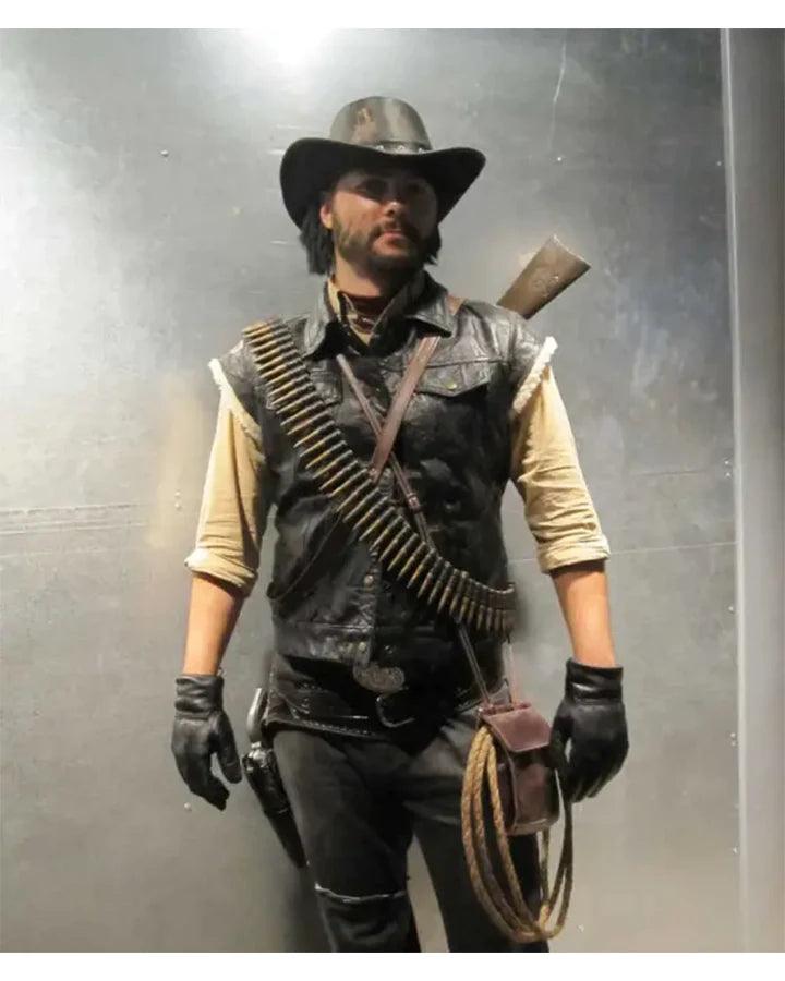 John Marston Leather Vest - JnJ Jackets