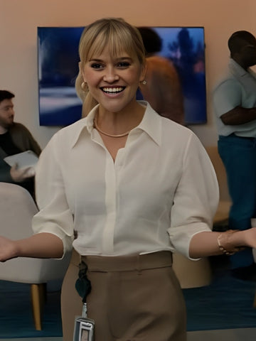 Reese Witherspoon You’re Cordially Invited White Shirt - jnjjackets