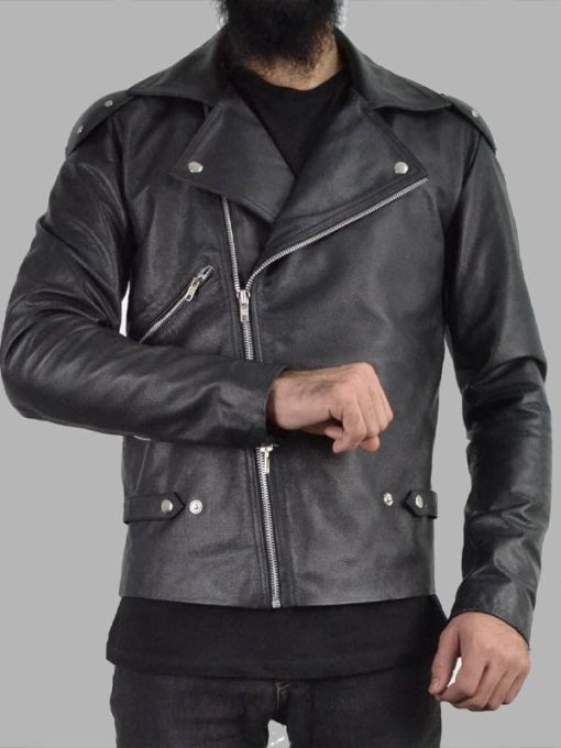 Mel Gibson Mad Max 1979 Black Leather Jacket - JnJ Jackets