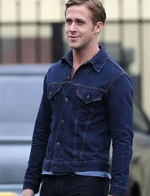 Drive Ryan Gosling Denim Jacket - JnJ Jackets