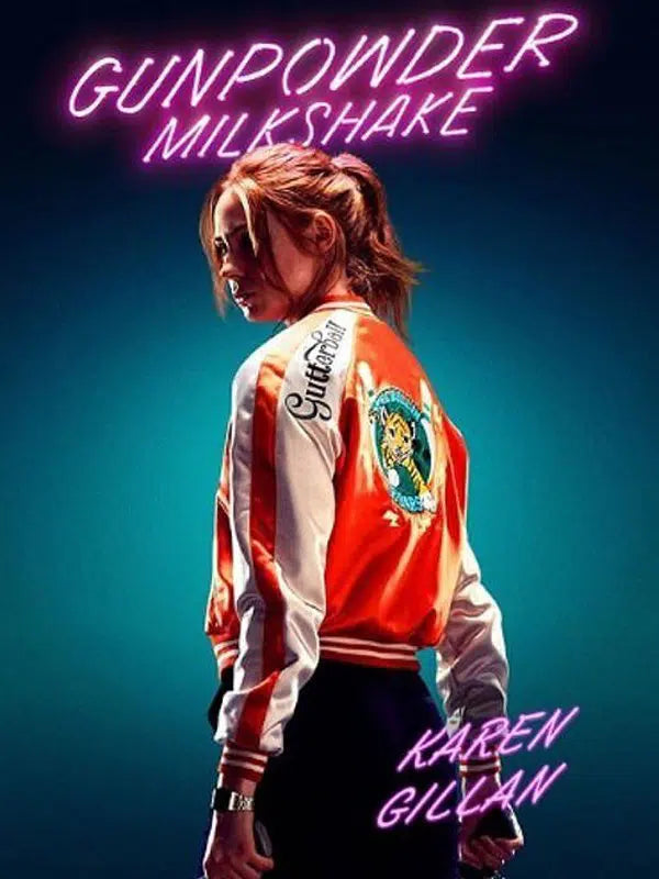 Gunpowder Milkshake Karen Gillan Jacket - JnJ Jackets