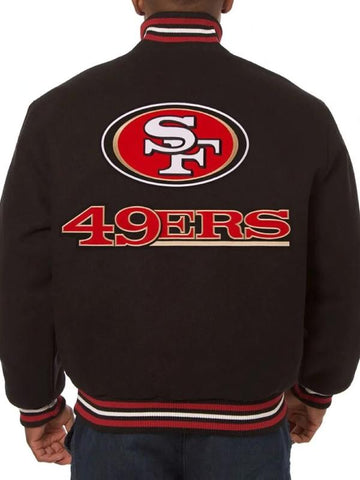 Reversible 49ers Varsity Jacket - JnJ Jackets