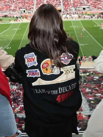 Olivia Culpo San Francisco 49ers Bomber Jacket - JnJ Jackets