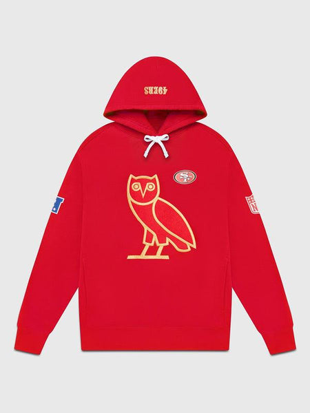 San Francisco 49ers Ovo Red Hoodie