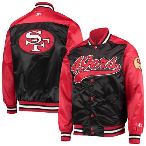 San Francisco 49ers Satin Jacket - jnjjackets