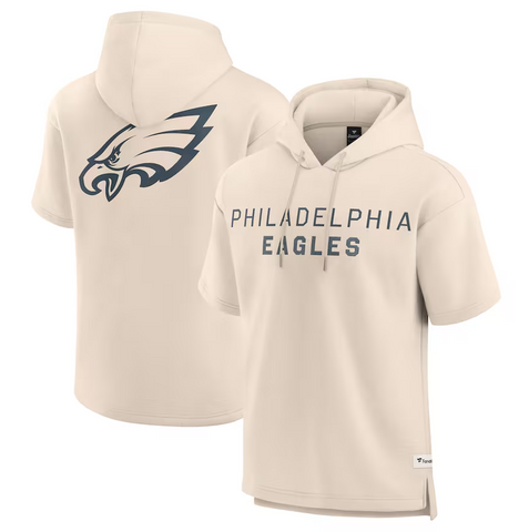 Philadelphia Eagles  Pullover Hoodie Short Sleeve - jnjjackets