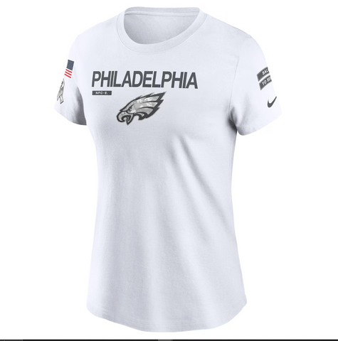 White Philadelphia Eagles T-Shirt - jnjjackets