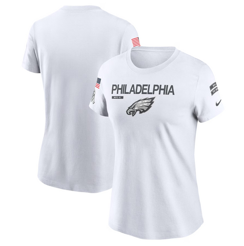 White Philadelphia Eagles T-Shirt - jnjjackets