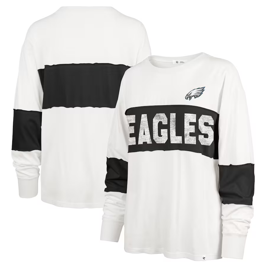 Philadelphia Eagles Sweatshirt Black & White - jnjjackets