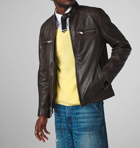 Lance Moto Leather Jacket - jnjjackets