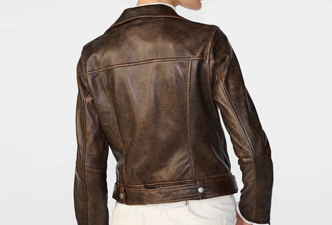 Bryn Distressed Leather Jacket - jnjjackets