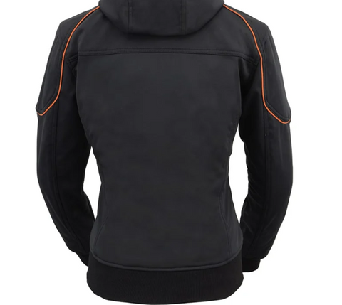 Soft Shell Motorcycle Jacket with Hoodie - jnjjackets