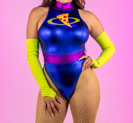 Planet of Pizza Character Sexy Costume