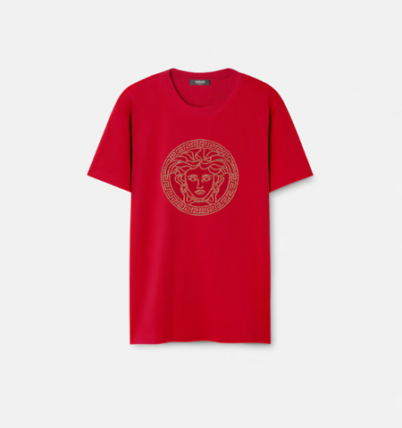 Embellished Medusa T-Shirt – Bold Design with Iconic Detail - jnjjackets