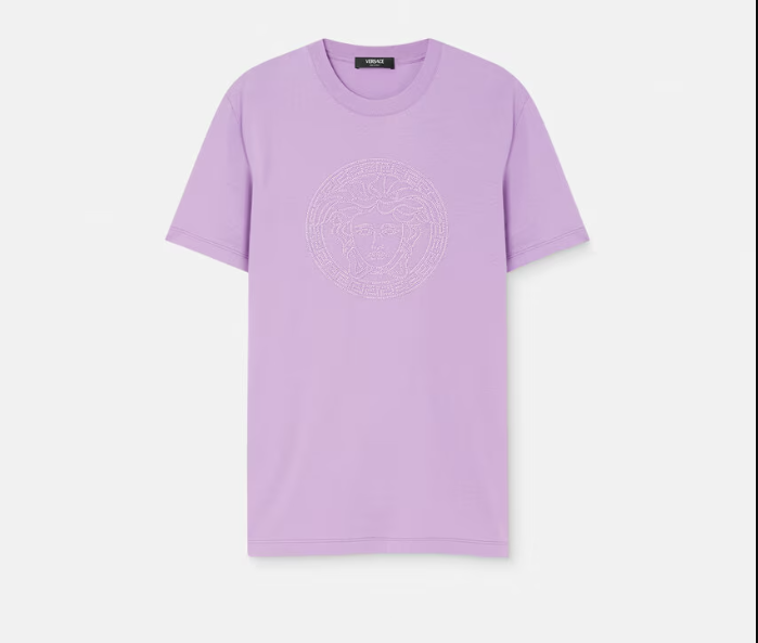 Embellished Medusa T-Shirt – Bold Design with Iconic Detail - jnjjackets