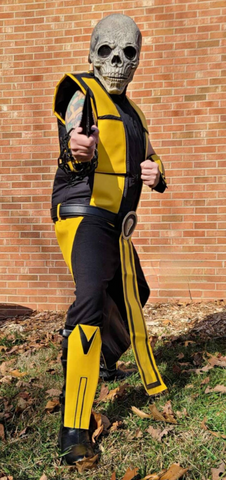 Scorpion Mortal Kombat Cosplay Costume – Iconic Ninja Warrior Look