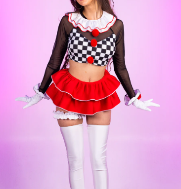 Sexy Clown Around Costume - jnjjackets