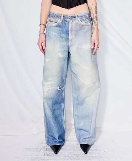 Digital Denim Print Full Cut Pant - jnjjackets